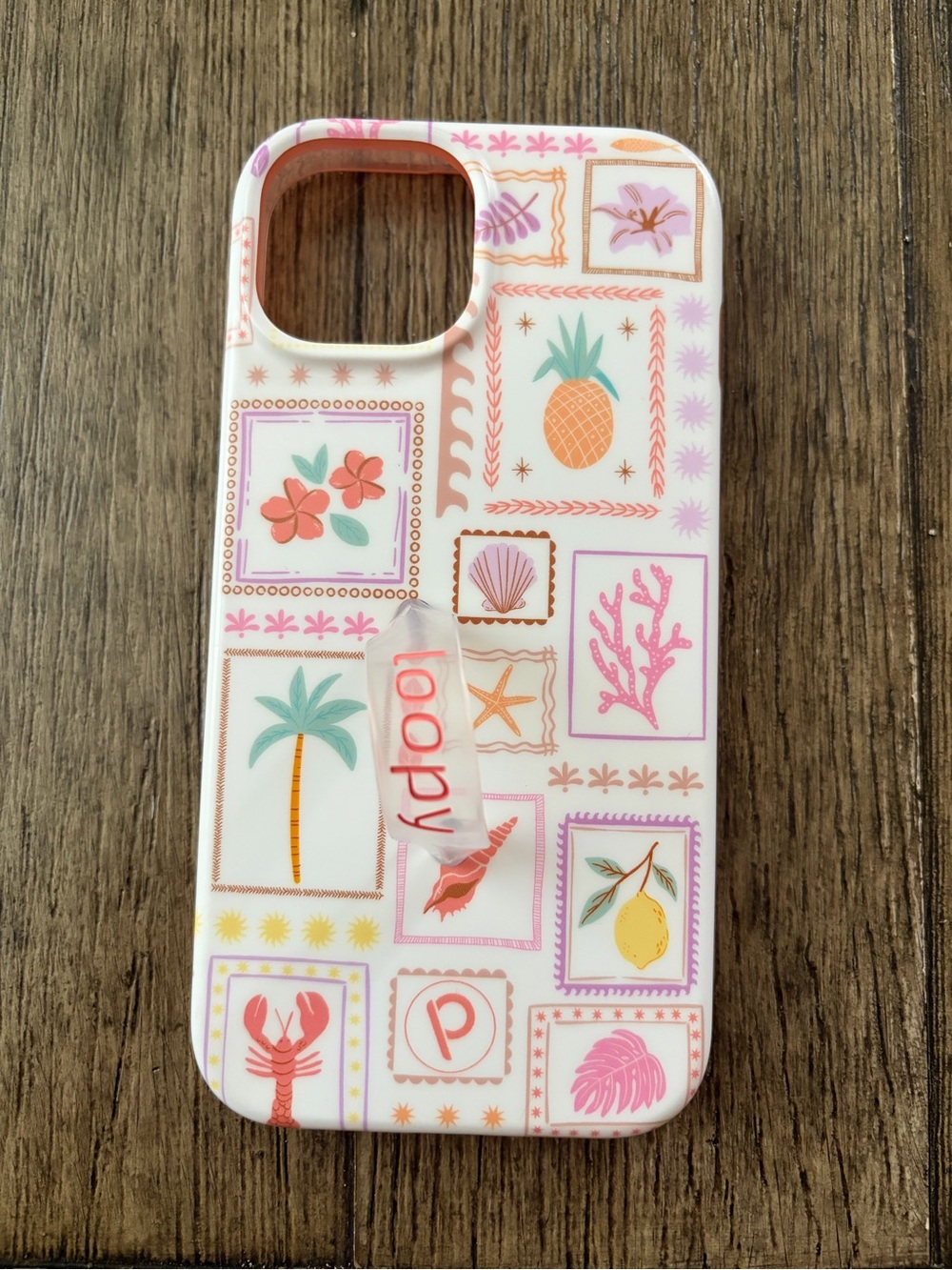 Loopy Case- 🌺 Seaside Stamps 🍋 - for iPhone 15